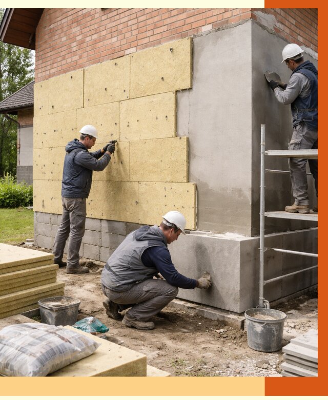 Утепление частного дома в Кумертау под ключ от 7657 руб/м2 — недорого | ТепломастерКра