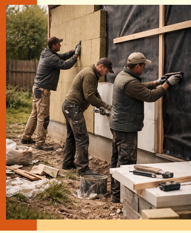 Утепление дачного дома под ключ в Кумертау