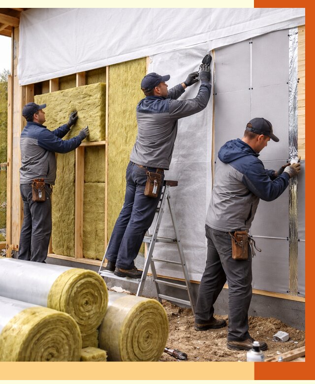 Утепление каркасного дома в Кумертау от 4288 руб./м2 — профессионально | ТепломастерКра