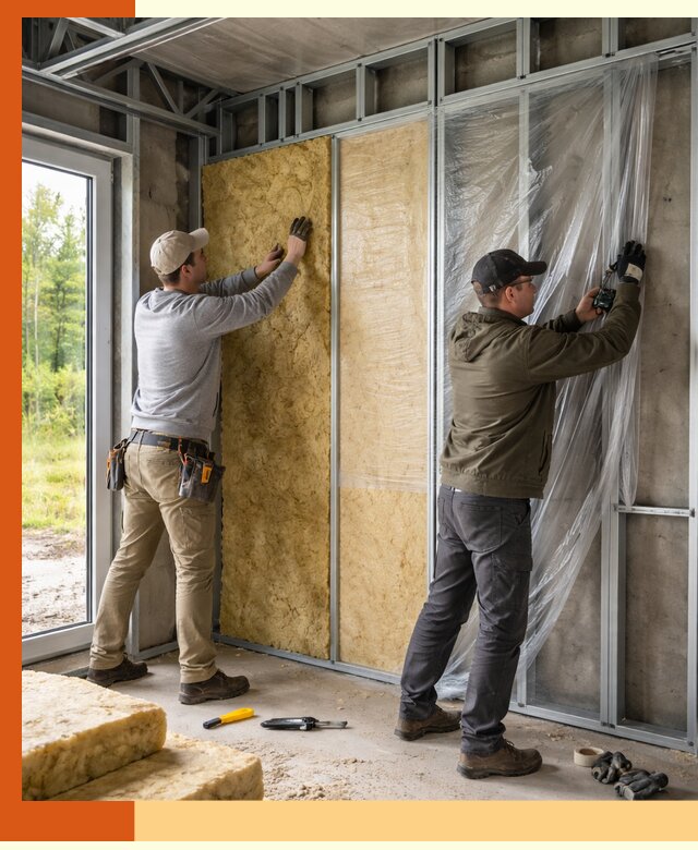 Утепление дома из ЛСТК в Кумертау с гарантией качества и эффективности