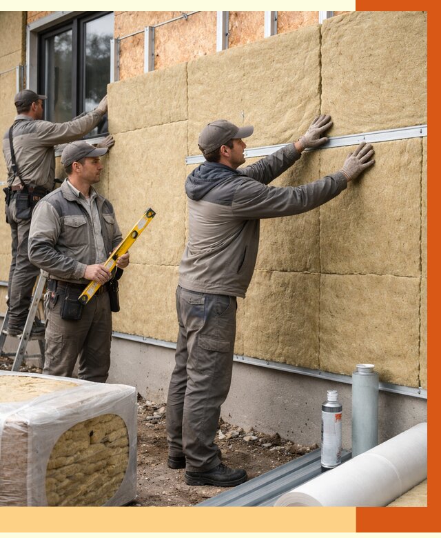 Утепление дома из SIP панелей в Кумертау от 6330 руб./м² под ключ | ТепломастерКра