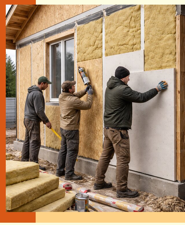 Профессиональное утепление дома из SIP-панелей в Кумертау