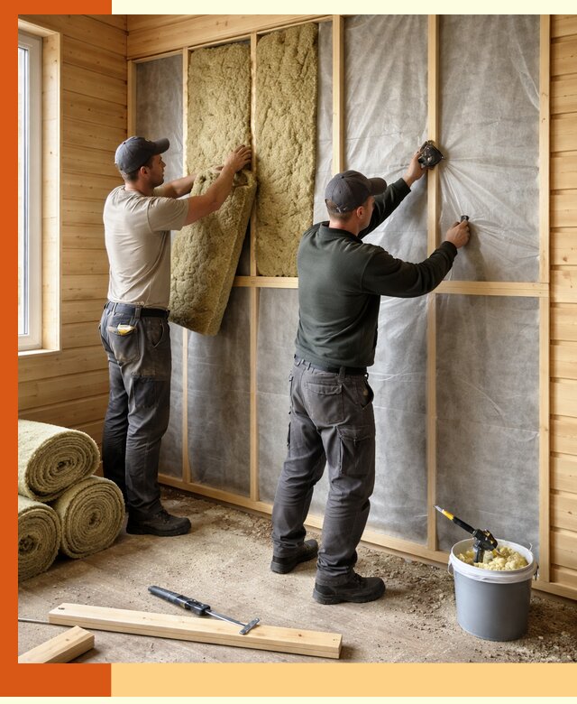 Утепление дома из минибруса в Кумертау: комплексные теплоизоляционные работы