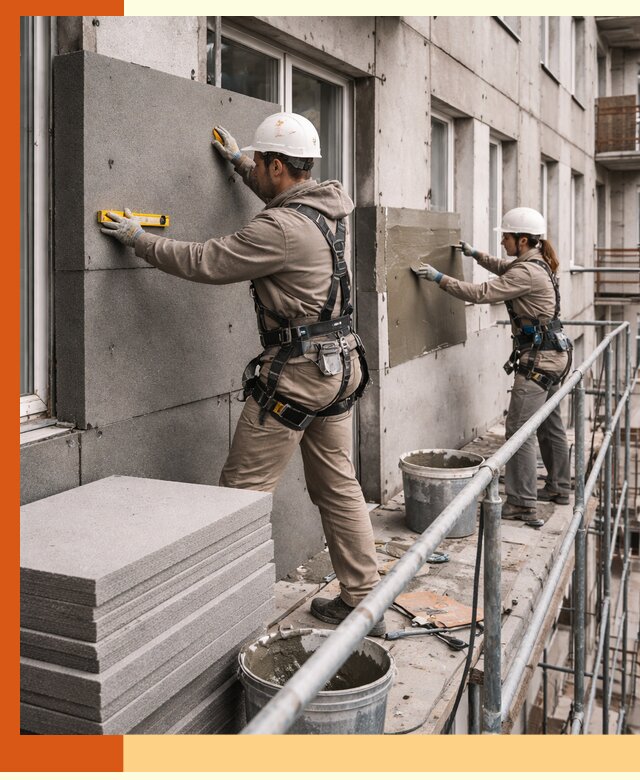 Утепление квартиры снаружи под ключ в Кумертау