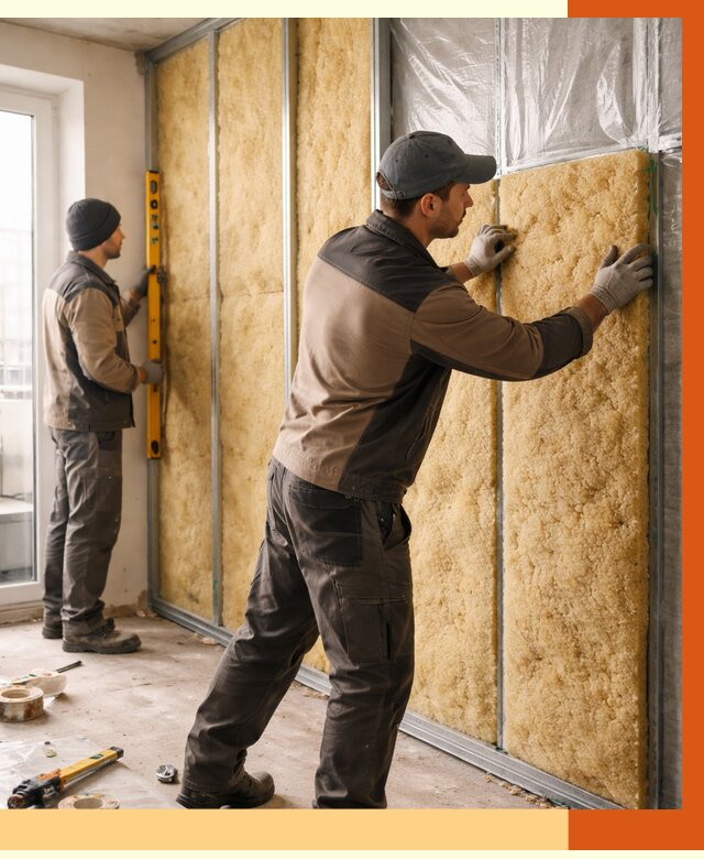 Утепление квартиры изнутри в Кумертау от 4441 руб. за м2 | Проф. работы ТепломастерКра