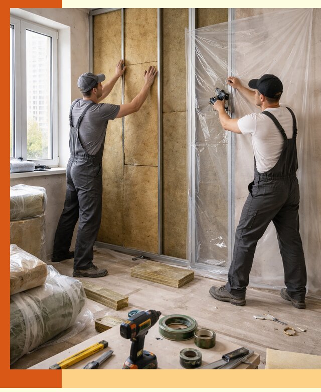 Утепление квартиры изнутри профессионально в Кумертау