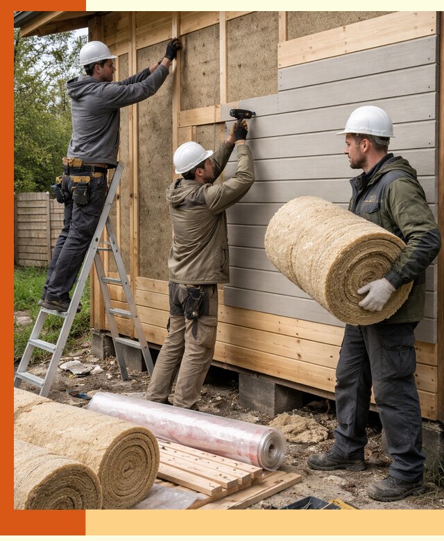 Утепление бани снаружи в Кумертау профессионально и надежно