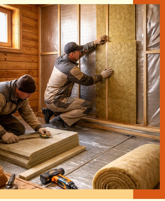 Утепление бани изнутри в Кумертау под ключ от 4288 руб./м² | ТепломастерКра