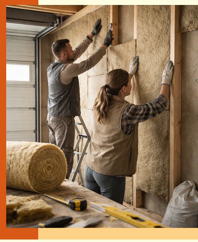 Утепление гаража изнутри в Кумертау: быстро и надежно