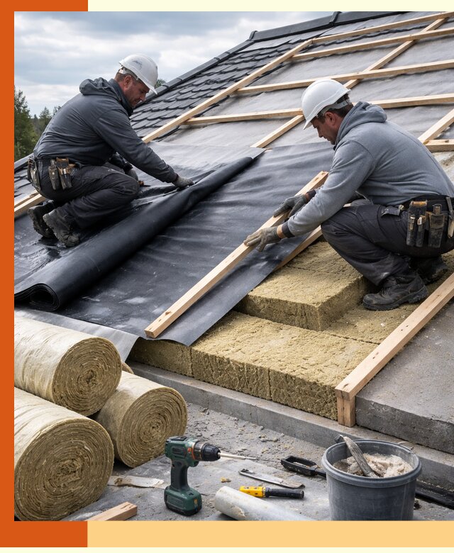 Утепление крыши снаружи в Кумертау: профессиональная теплоизоляция