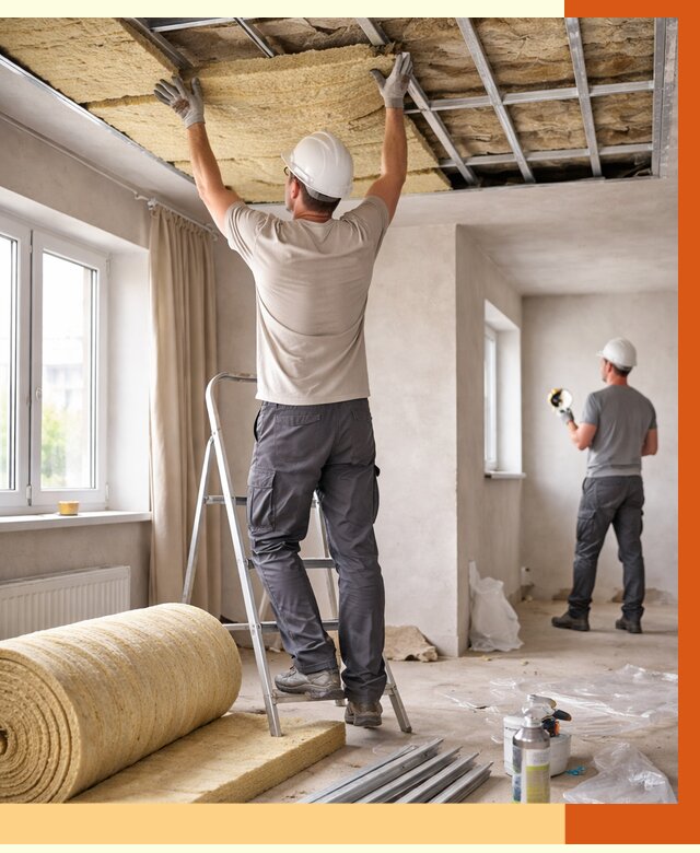 Утепление потолка в частном доме в Кумертау от 970 руб./м² — работы под ключ | ТепломастерКра