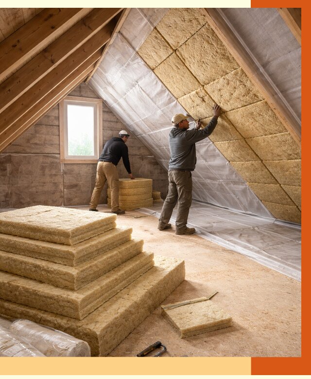 Утепление мансарды в Кумертау от 2552 руб/м2 — комплексно и под ключ | ТепломастерКра