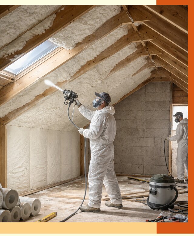 Утепление мансарды ППУ в Кумертау от 2807 руб./м² — заказать под ключ | ТепломастерКра