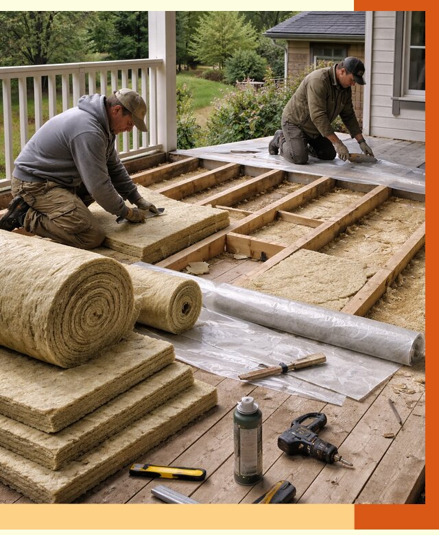 Утепление террасы в Кумертау от 4288 руб./м2 — утеплить террасу под ключ | ТепломастерКра