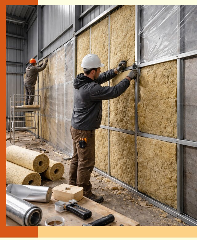 Утепление ангара в Кумертау — профессиональная теплоизоляция помещений