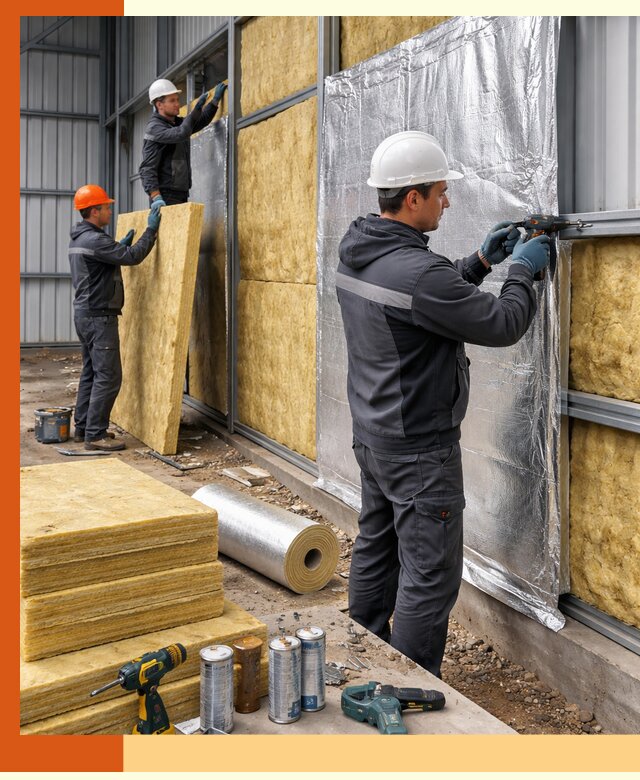 Утепление металлического ангара профессионально в Кумертау