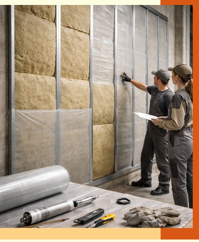 Утепление склада химсырья в Кумертау от 4594 руб. под ключ | ТепломастерКра