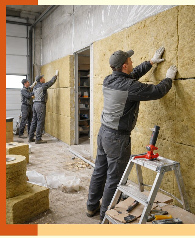 Утепление автосервиса и мастерских в Кумертау качественно и надёжно