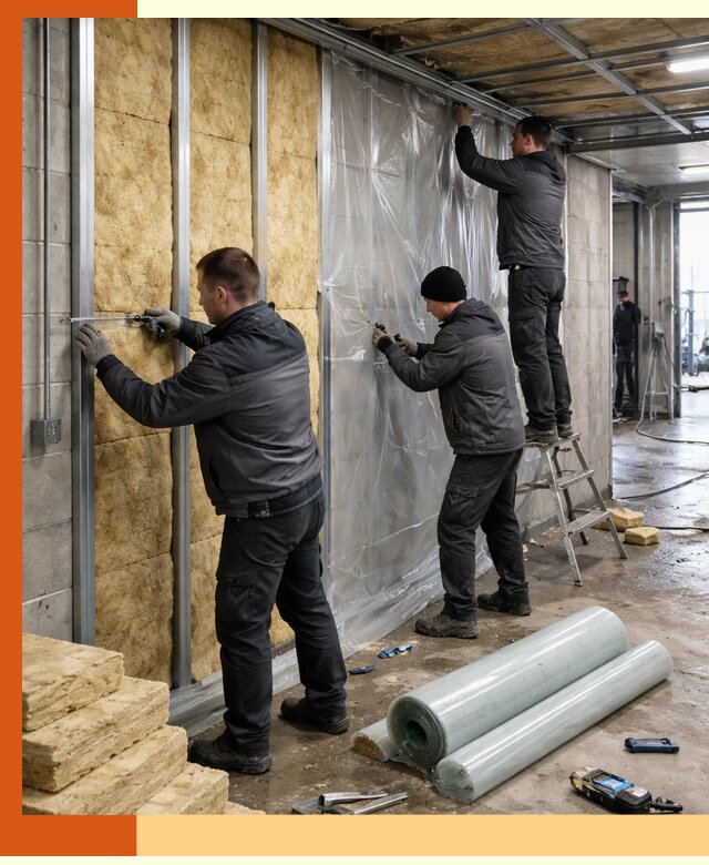 Профессиональное утепление автомойки в Кумертау для любого типа помещений