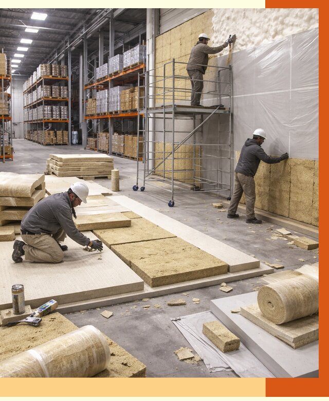 Утепление складского терминала в Кумертау от 7657 руб./м² под ключ | ТепломастерКра