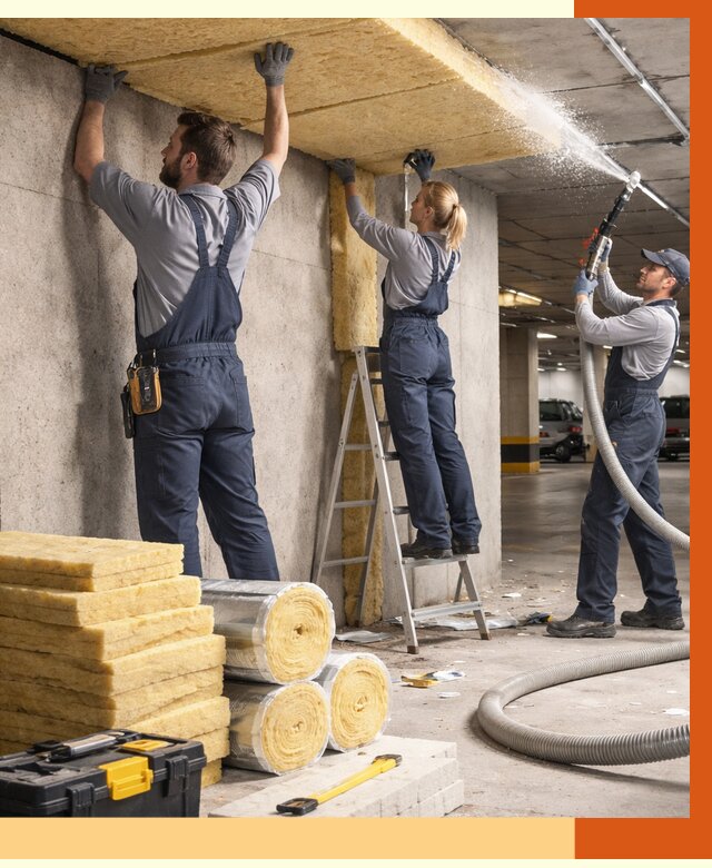 Утепление паркинга в Кумертау от 6942 руб./м2 — работы под ключ | ТепломастерКра