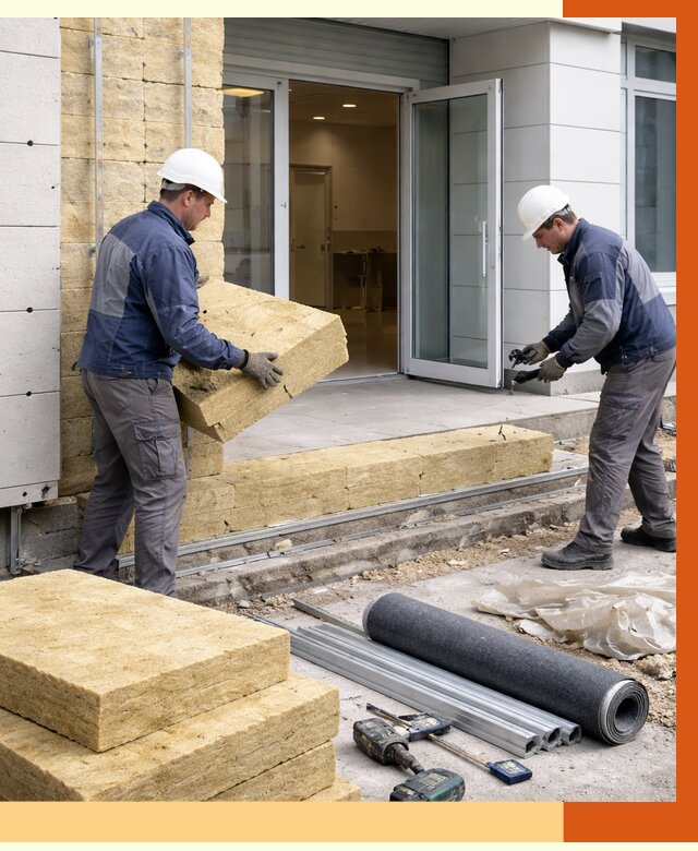 Утепление медицинского центра в Кумертау под ключ от 12761 руб./м² | ТепломастерКра