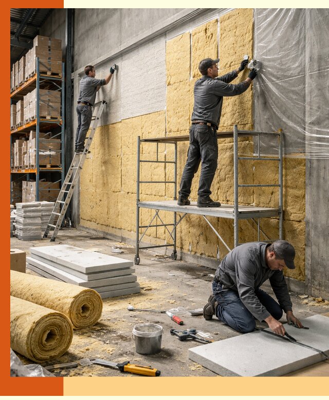 Утепление холодного склада под ключ в Кумертау