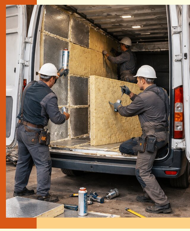 Утепление фургона-рефрижератора в Кумертау для сохранения температуры