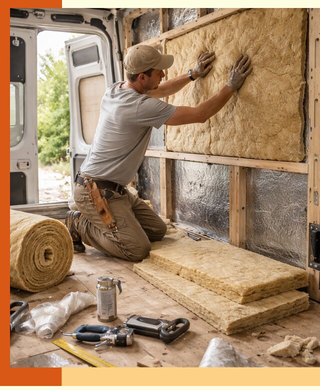 Утепление кемпера под ключ в Кумертау с гарантией качества