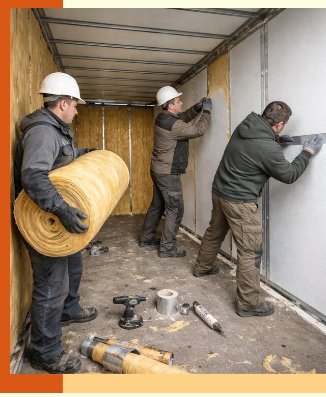 Утепление рефрижераторного контейнера в Кумертау профессионально и надежно