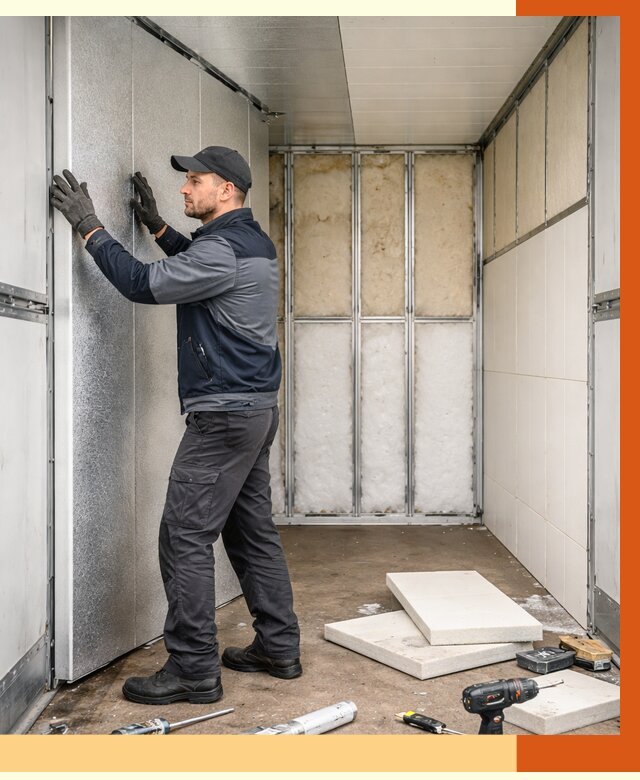 Утепление холодильного кузова в Кумертау от 13782 руб. под ключ | ТепломастерКра