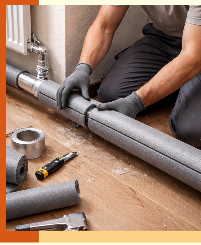 Утепление труб отопления в Кумертау: теплоизоляция и защита сети