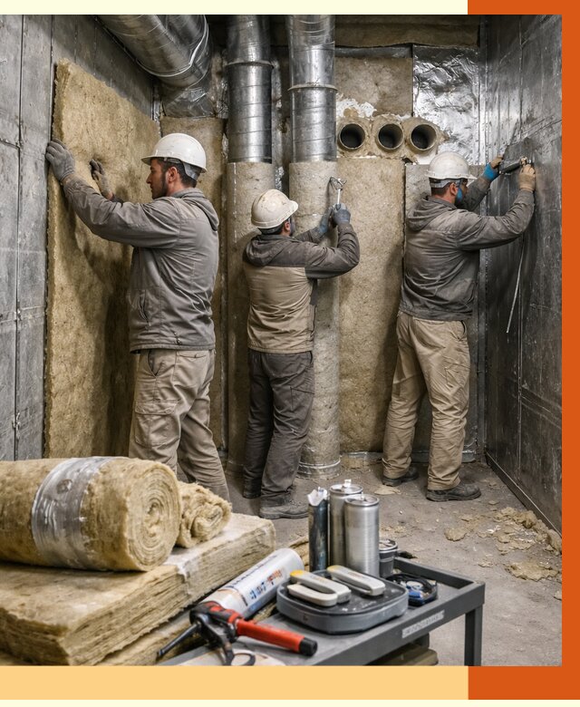 Утепление венткамеры в Кумертау под ключ от 1480 руб. — профессионально | ТепломастерКра