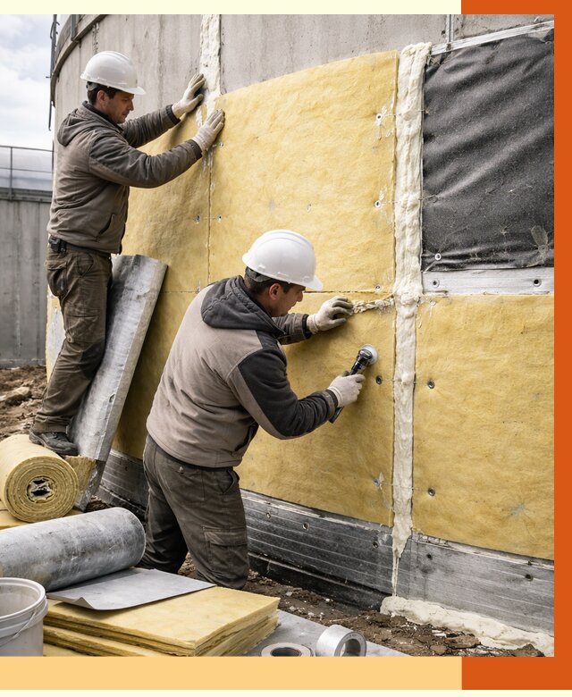 Утепление резервуара в Кумертау от 28075 руб/м2 — монтаж ППУ и комплекс под ключ | ТепломастерКра