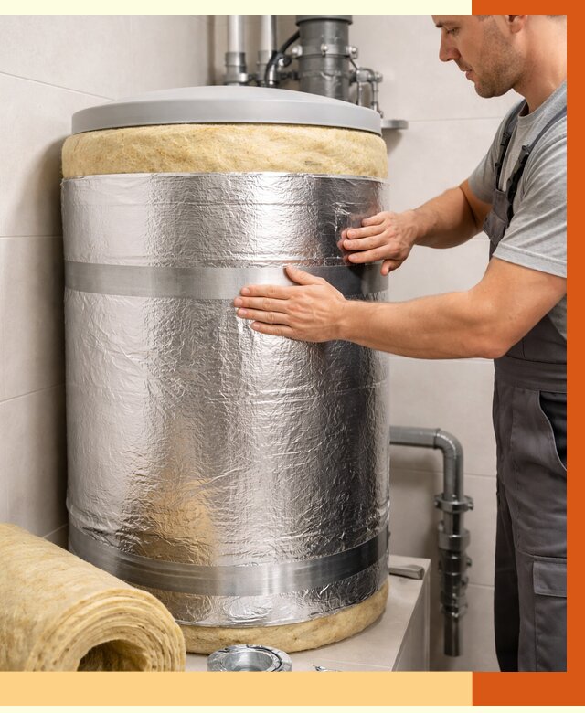 Утепление бойлера в Кумертау от 4594 руб. под ключ | Утепление ППУ | ТепломастерКра