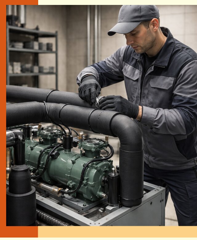 Утепление холодильного агрегата и теплоизоляция в Кумертау