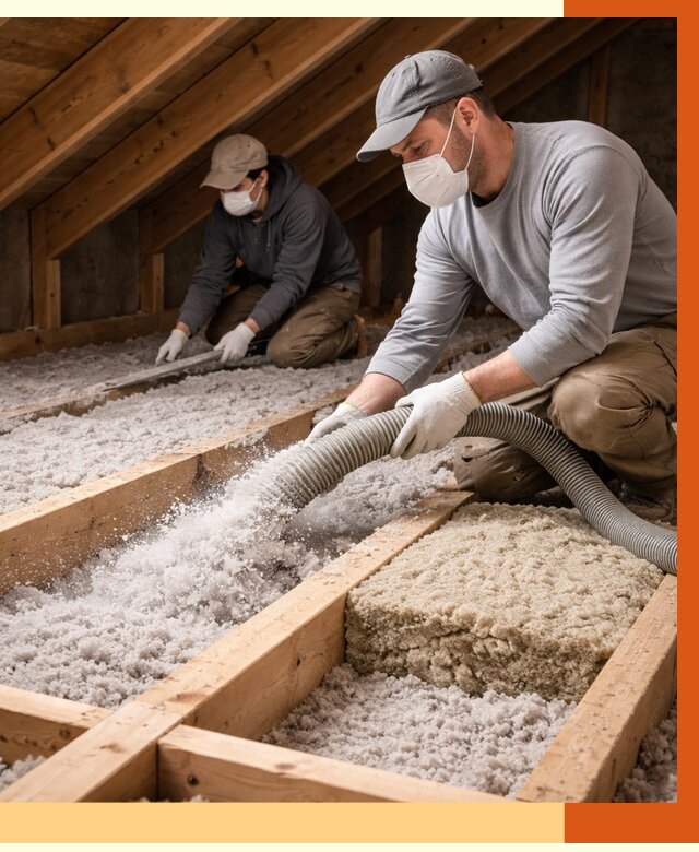 Заполнение полостей чердачного перекрытия в Кумертау от 4594 руб. | ТепломастерКра