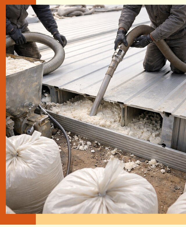 Заполнение пустот кровельных панелей пенными и мокрыми герметиками в Кумертау