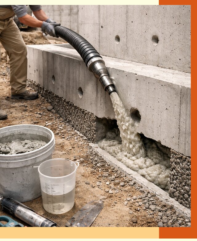 Заполнение полостей фундамента в Кумертау от 6942 руб. под ключ | ТепломастерКра