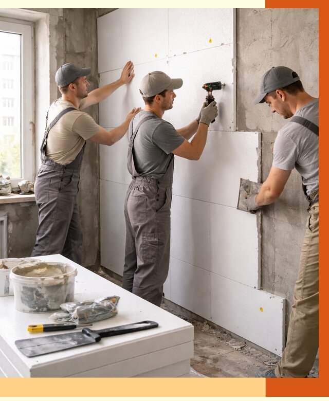 Утепление пенопластом домов и стен в Кумертау от 1889 руб. — ТепломастерКра