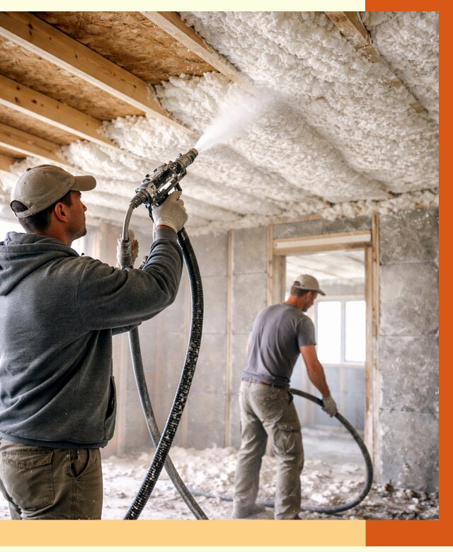 Утепление пеноизолом в Кумертау от 1633 руб./м2 под ключ | ТепломастерКра