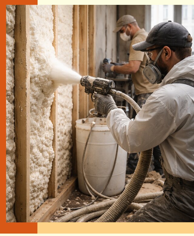 Утепление пеноизолом жилых и коммерческих объектов в Кумертау