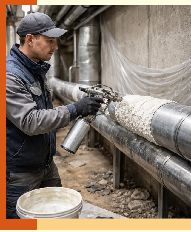 Утепление труб жидкой теплоизоляцией в Кумертау