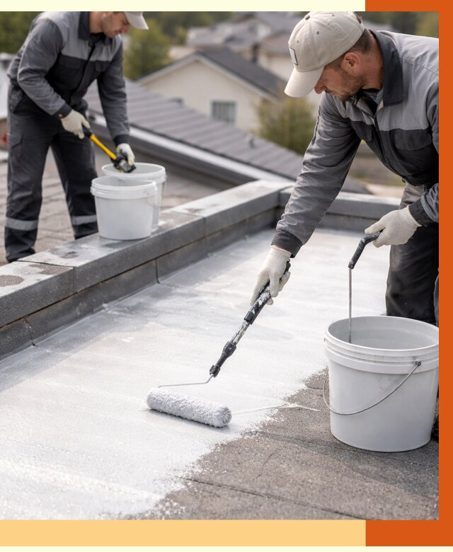 Утепление кровли жидкой теплоизоляцией в Кумертау от 2195 руб./м2 | ТепломастерКра