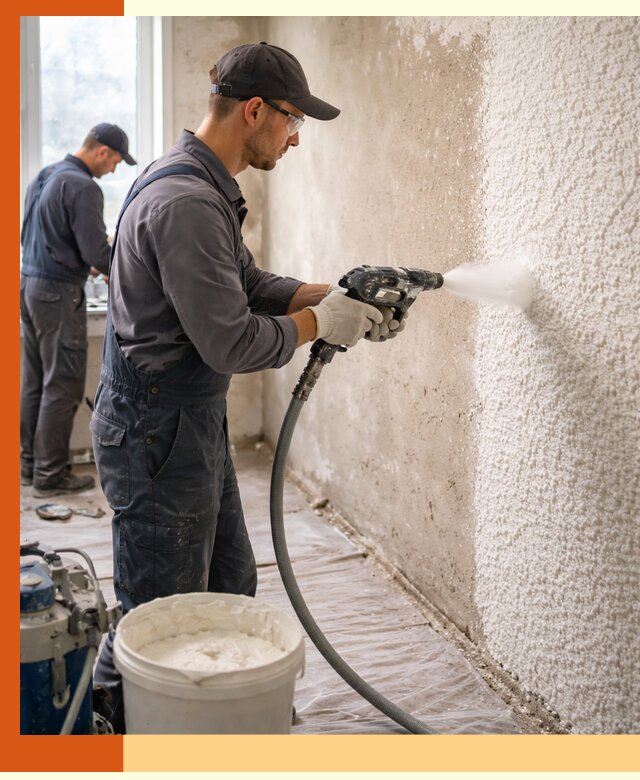 Утепление стен жидкой теплоизоляцией в Кумертау для квартир и домов