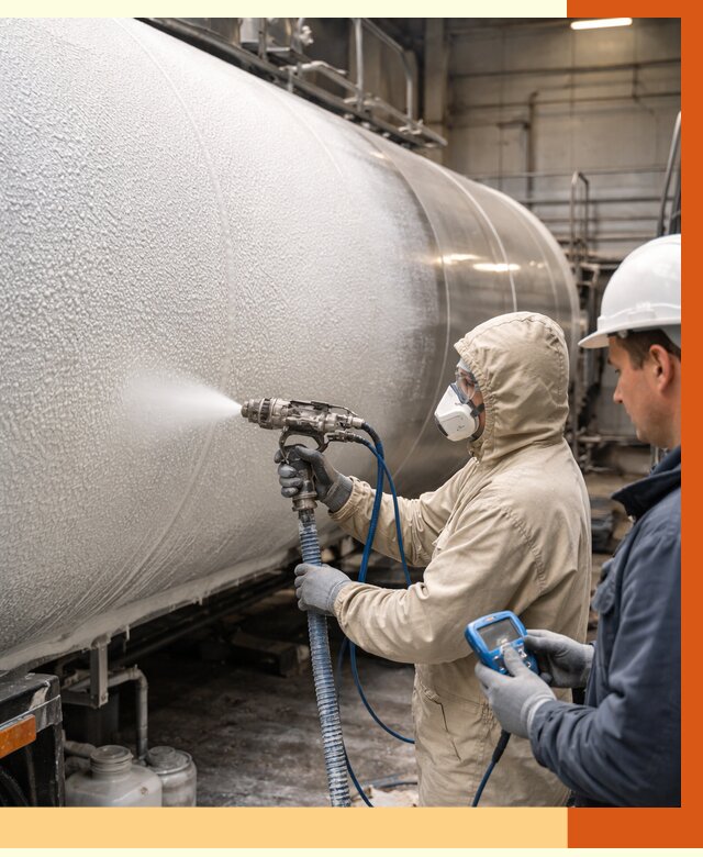 Утепление автоцистерны жидкой теплоизоляцией в Кумертау от 14803 руб. под ключ | ТепломастерКра