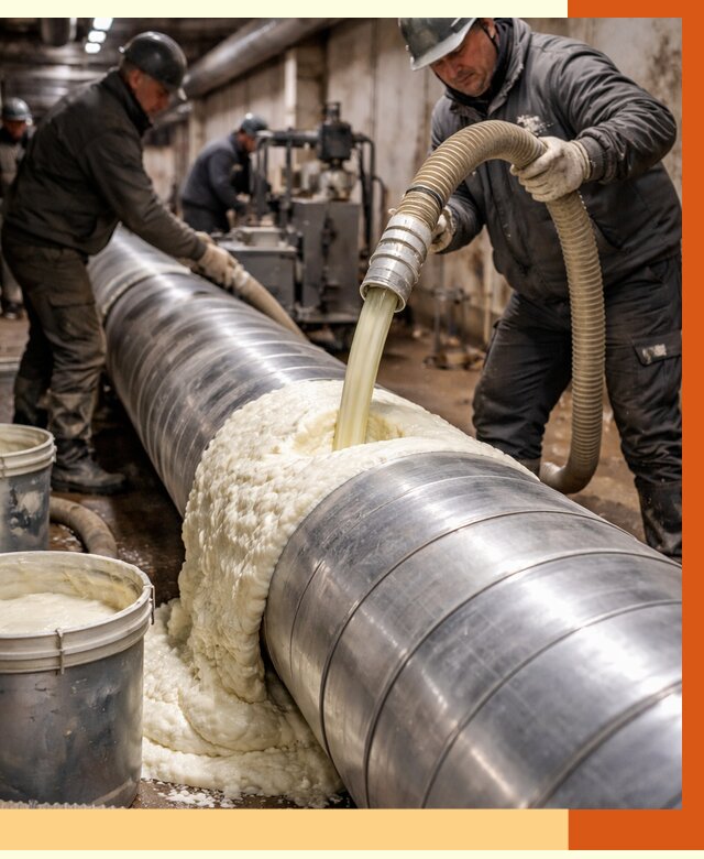 Утепление теплотрассы жидкой теплоизоляцией в Кумертау от 4288 руб. | ТепломастерКра