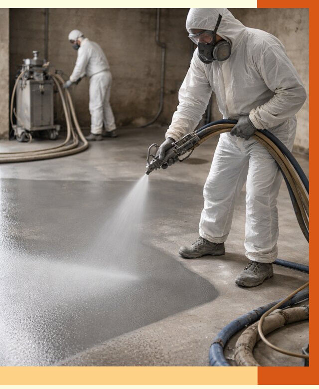 Гидроизоляция полимочевиной в Кумертау от 8678 руб/м² — напыление полимерной гидроизоляции | ТепломастерКра