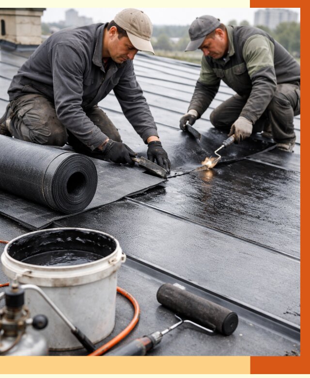 Гидроизоляция фальцевой кровли в Кумертау от 7657 руб. под ключ | ТепломастерКра