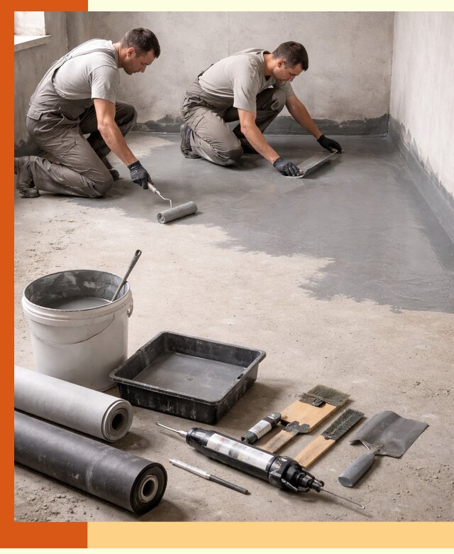 Гидроизоляция пола в Кумертау — надежная защита от влаги и протечек